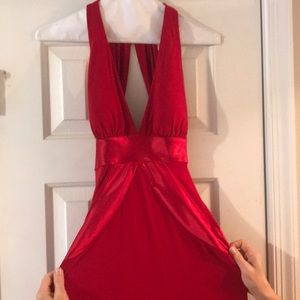 Formal red dress only worn once